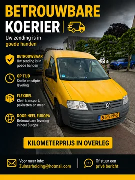 Μεταφορέας Μικρό βαν Volkswagen Caddy σε Sliedrecht Κάτω Χώρες